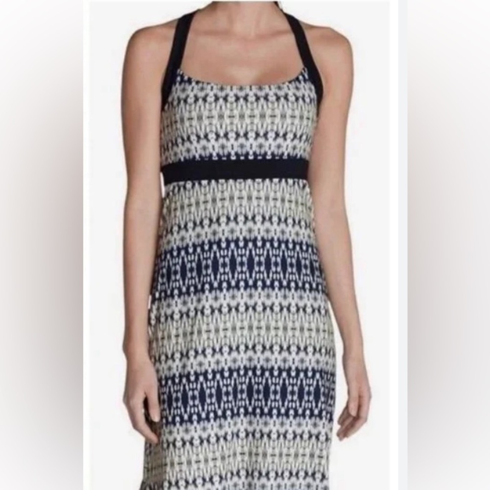 💜 Eddie Bauer Aster Printed Maxi Dress Size X-Small - Picture 3 of 11
